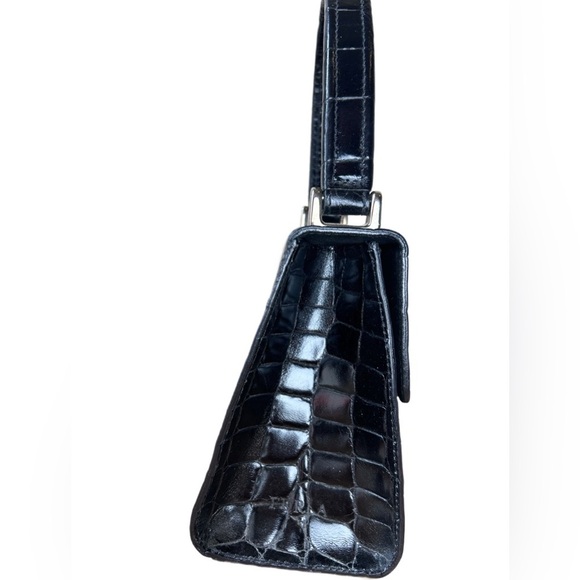 VTG Furla Crocodile-Embossed mini Handbag - Picture 2 of 7